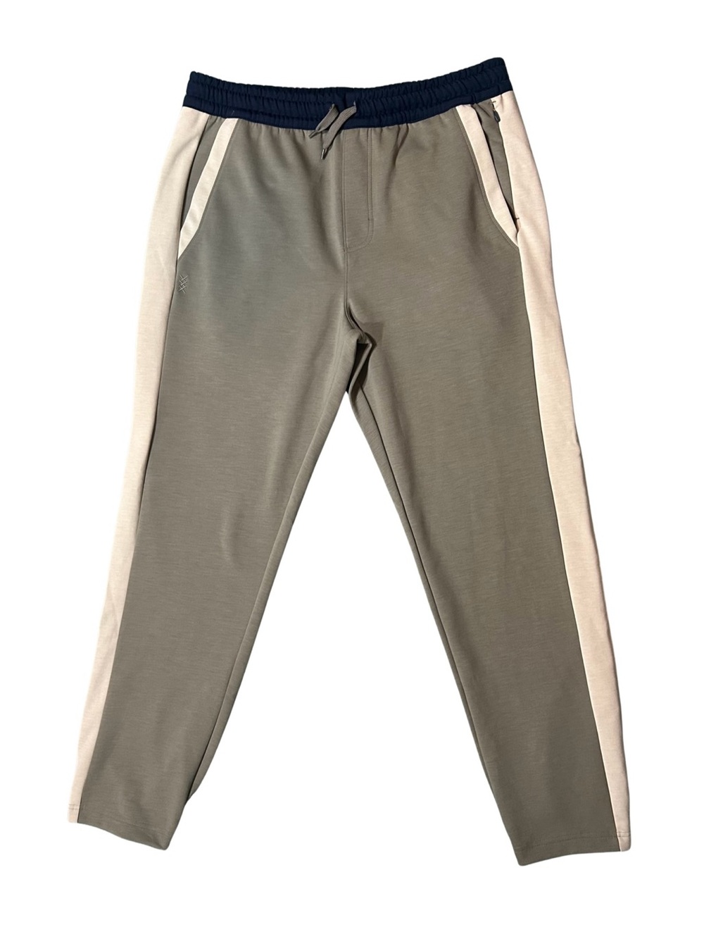 Rhone Beige Tan Colorblock Joggers Sweatpants NWT M